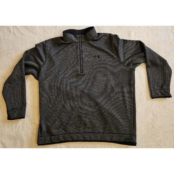 Under Armour 1/4 Zip Fleece Golf Sweater Men's 2XL Charcoal gray - Picture 1 of 11